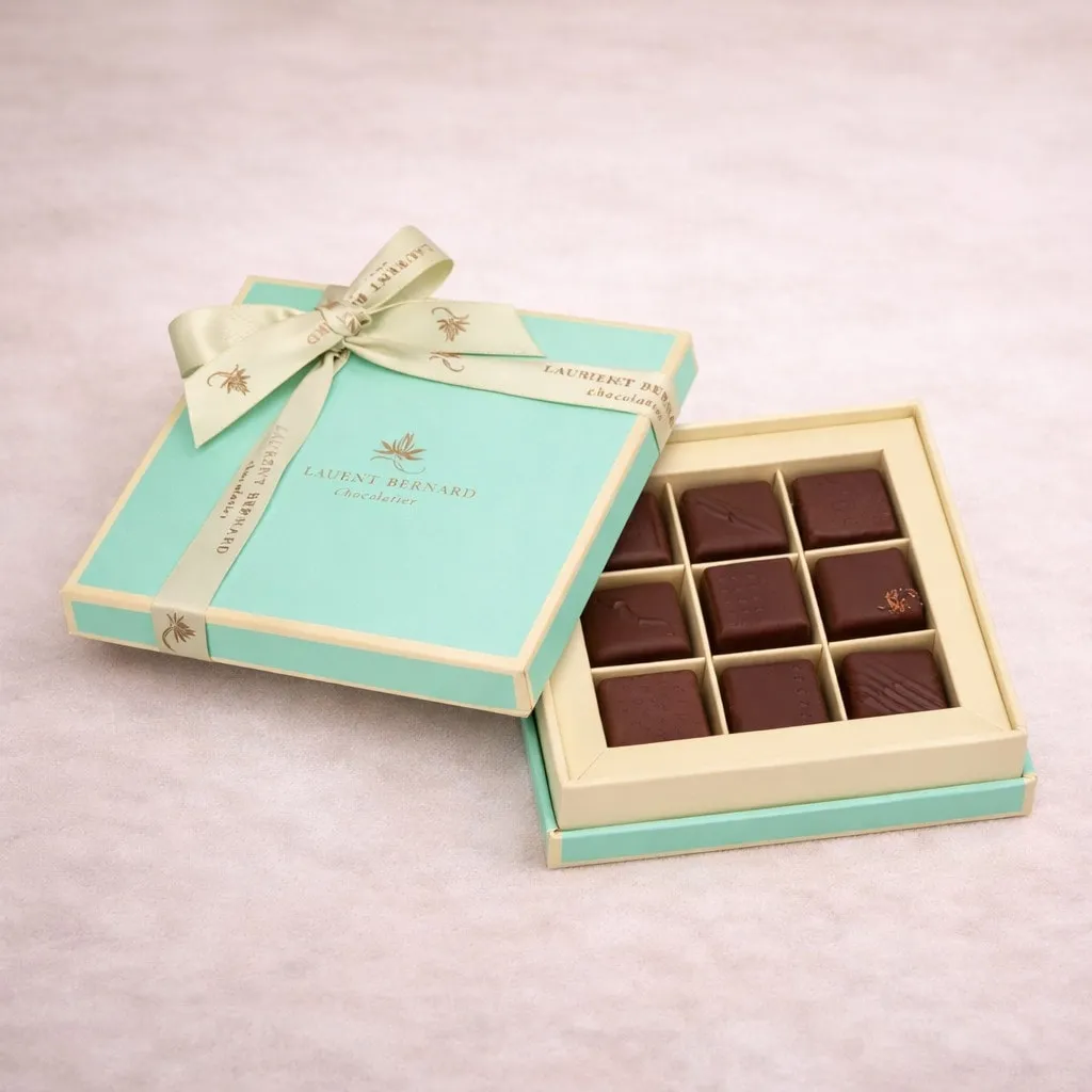 Dark Chocolate Gift Box 9 pcs